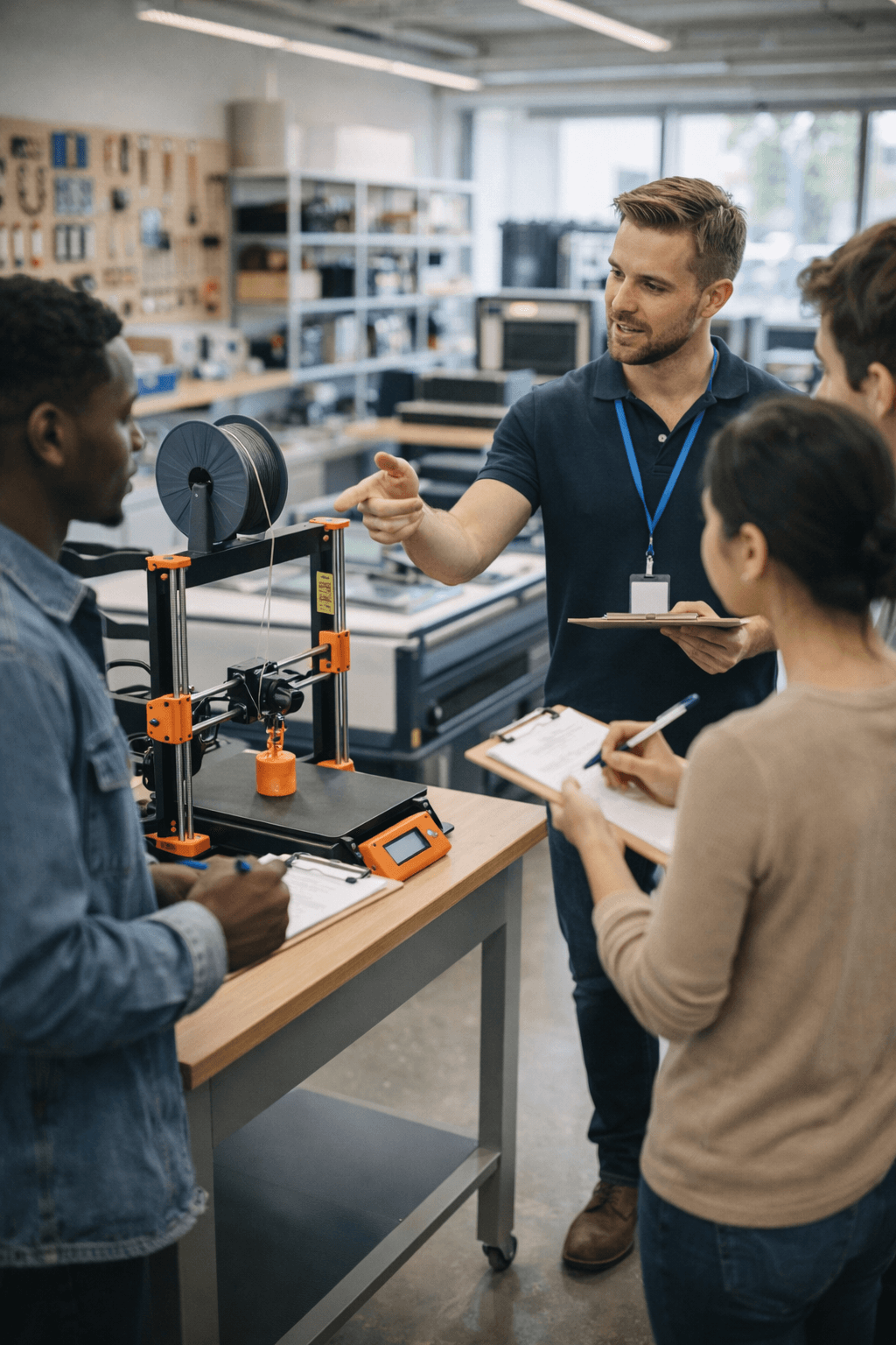 Sicherheitsunterweisung im Makerspace